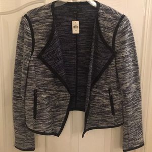 NWT Ann Taylor light black & white jacket